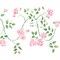Twisting Rose Wall Stencil Border | 1002 by Designer Stencils | Floral Stencils | Reusable Art Craft Stencils for Painting on Walls, Canvas, Wood | Reusable Plastic Paint Stencil for Home Makeover | Easy to Use & Clean Art Stencil